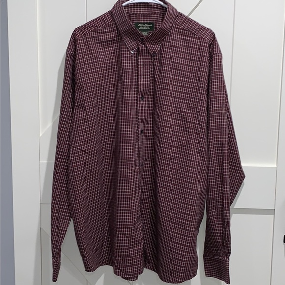 Eddie Bauer Other - Eddie Bauer Relaxed Fit Wrinkle Resistant Shirt XL